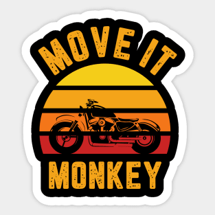 Biker Motorcycle Vinatge retro Sticker